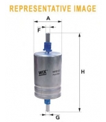 WIX FILTERS - WF8034 - Фильтр топливный    Mahle / Knecht  KL 248